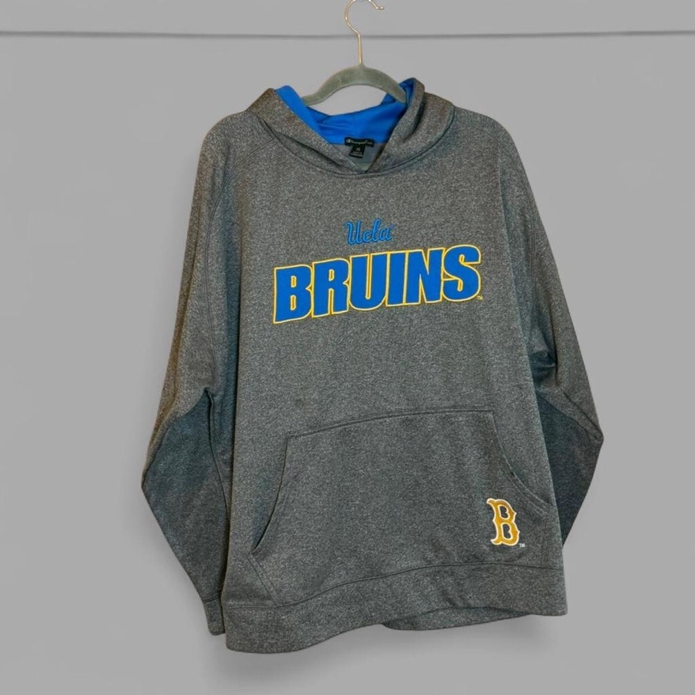 Champion UCLA Bruins Gray Blue Hoodie XL